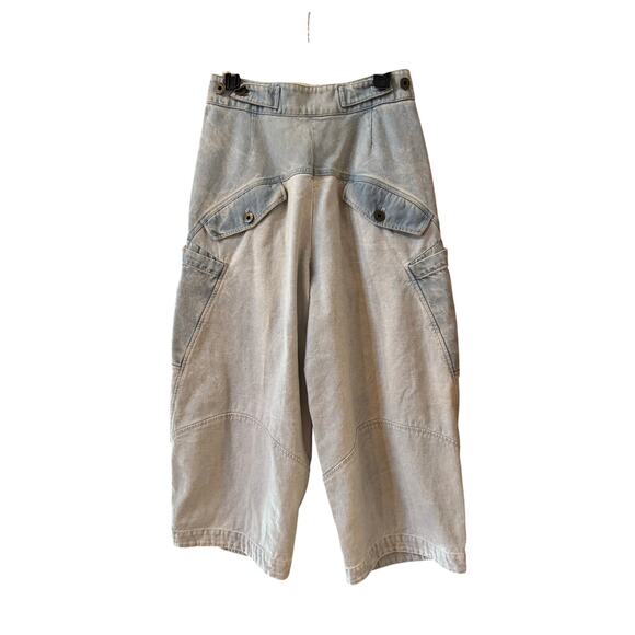 Chloé Denim - Chloé Storm Grey Wide Leg barrel Jeans - Size US 6 / FR 38